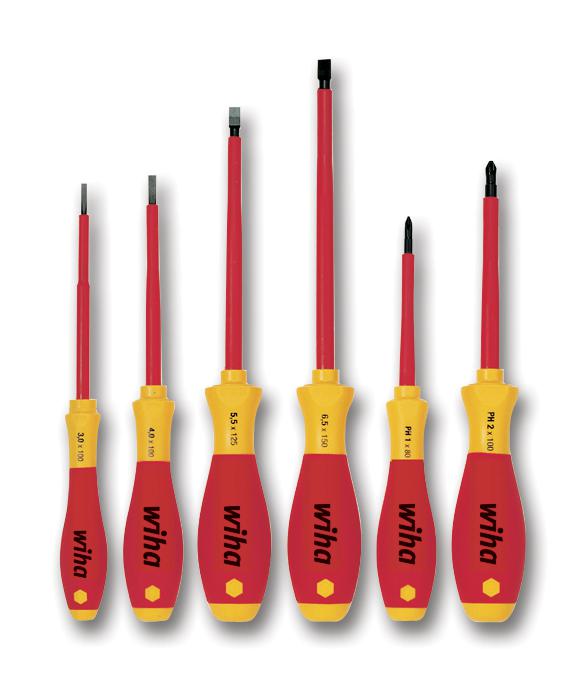 Nk Wiha Screwdriver Set Softfinish Slotted Phillips