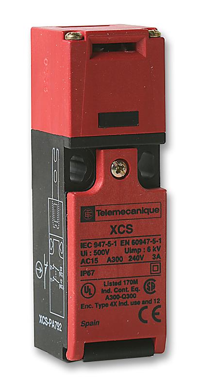 XCSPA792 Telemecanique Sensors Safety Interlock Switch XCS PA DPST NC