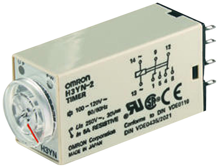 H3YN 2 DC12 Omron Industrial Automation SOLID STATE TIMER DPDT 12VDC