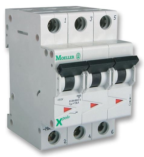 FAZ-B40/3 - Eaton Moeller - Thermal Magnetic Circuit Breaker, FAZ, 40 A