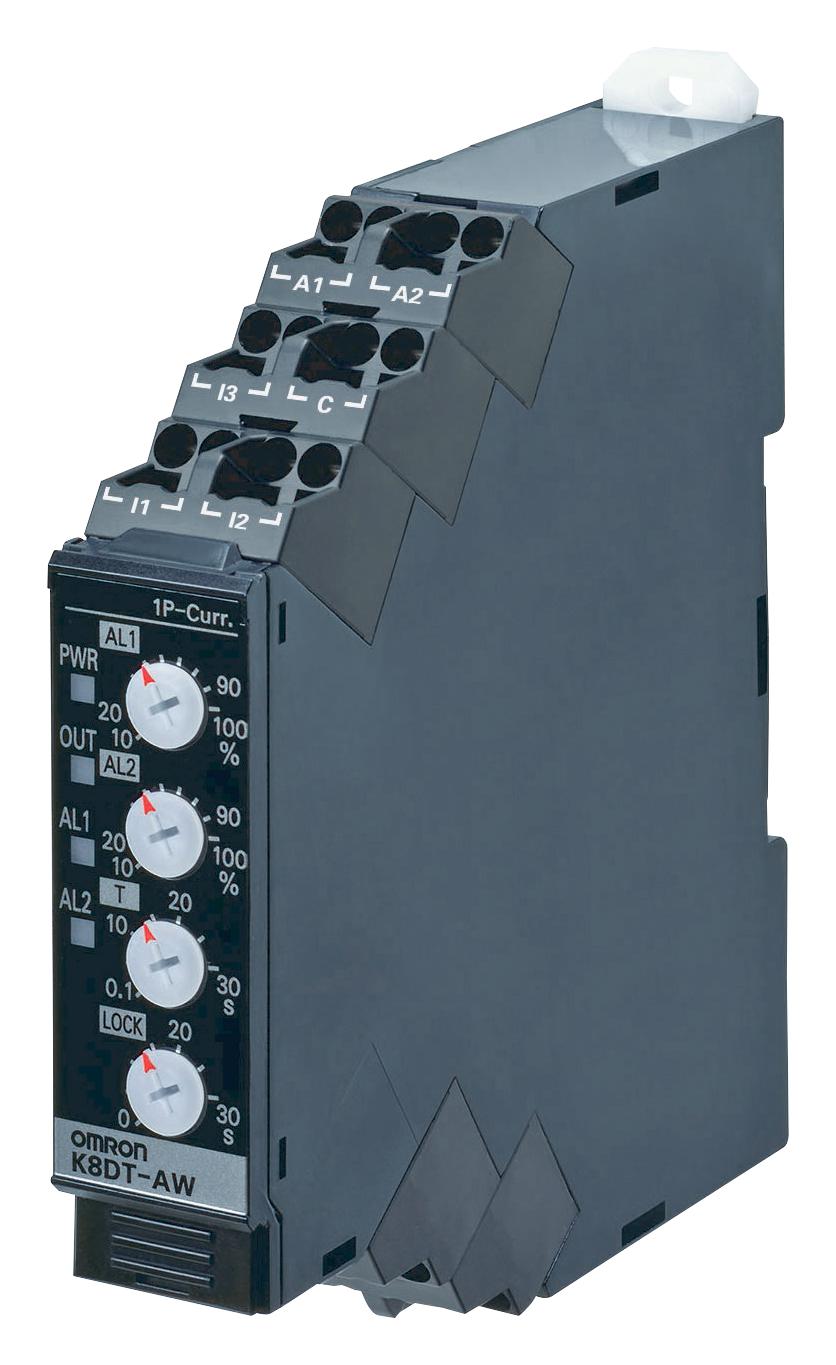 K8DTAW1CA Omron Industrial Automation Current Monitoring Relay, Single Phase, K8DTAW