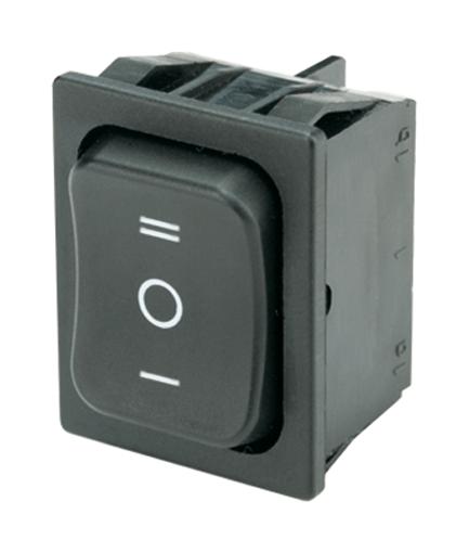 5x Rectangle Rocker Switches - ON/OFF Snap-in 20x13mm, 12V/110V/220V, Black