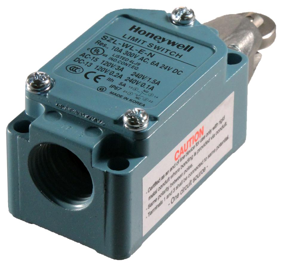 SZL-WL-E-N - Honeywell - Limit Switch Actuator:Top Roller Plunger