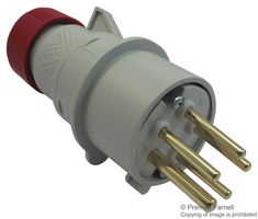 ILME PE1665SV Pin & Sleeve Connector, 16 A, 415 V, Cable Mount, Plug, 3P+N+E, Red