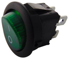 Apem MR210R5LBG Switch, Dpst, Illum Green , Element14