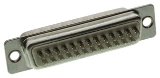 Multicomp Pro 5501-25PA-02-F1 Connector, D Sub, Plug, Solder, 25Way , Element14