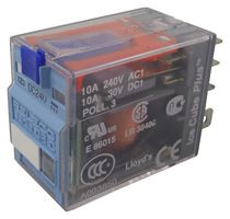 Releco C7-A20X24D Relay, Dpdt, 250Vac, 30Vdc, 10A