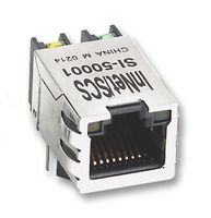 BEL MAGNETIC SOLUTIONS SI-50158-F Modular Connector, RJ45 Jack, 1 x 1 (Port), 8P8C, Cat5, Through Hole Mount