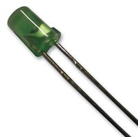 KINGBRIGHT L-1413GDT LED, Cylindrical, Green, Through Hole, 4mm, 20 mA, 2.2 V, 565 nm