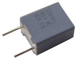 VISHAY BFC237021334 General Purpose Film Capacitor, Metallized PET, Radial Box - 2 Pin, 0.33 µF, ± 10%, 63 V, 100 V