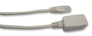 VIDEK 1963-1 Ethernet Cable, Patch Lead, Cat5e, RJ45 Plug to RJ45 Socket, Grey, 1 m