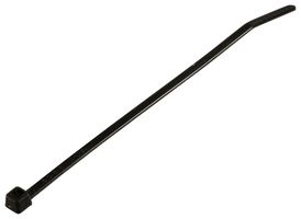 HELLERMANNTYTON 111-01980 T18R-PA66-BK Cable Tie, Inside Serrated, Nylon 6.6 (Polyamide 6.6), Black, 100 mm, 2.5 mm, 20 mm, 18 lb