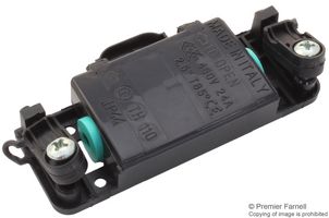 HYLEC THB110A6B-F Panel Mount Barrier Terminal Block, Without cable clamp, 1 Row, 3 Ways, 8 AWG, 24 A