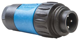AMPHENOL SINE/TUCHEL C016 10H006 000 10 Circular Connector, Standard Circular Connector, ecomate M Series, Cable Mount Plug, 7 Contacts