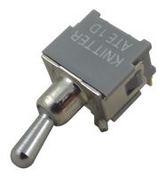 KNITTER-SWITCH ATE 1D-RA Toggle Switch, On-On, SPDT, Non Illuminated, ATE Series, Through Hole, 50 mA