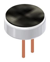 PUI AUDIO TOM-1545P-R Microphone, Omnidirectional, 20 Hz to 19 kHz, 2 V, -45 dB