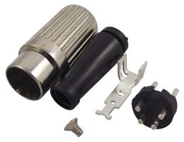 DELTRON COMPONENTS 610-0400 DIN Audio / Video Connector, Screened, 4 Contacts, Plug, Cable Mount, Solder