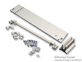 RITTAL 3652030 Panel, 19" Racks, Front, Flat, Aluminium,  3U, 6HP, V Handle, PCB Holder