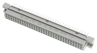 AMPHENOL COMMUNICATIONS SOLUTIONS 86094648114765V1LF DIN 41612 Connector, FCI 8609, 64 Contacts, Receptacle, 2.54 mm, 3 Row, a + c