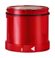 WERMA 64110000 Beacon, KombiSIGN 71, Red, Steady, 7W, 240VAC, IP65, 70mm Dia., 65.5mm Height