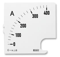 CROMPTON - TE CONNECTIVITY SC72-02A-SC Scale, 240 Series DIN Analogue Panel Meters, DIN 72, 400 A