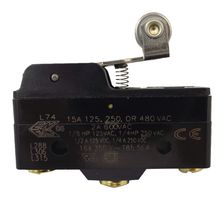 HONEYWELL BZ-2RW822-A2 Microswitch, Standard, Roller Lever, SPDT, Screw, 15 A, 250 VDC