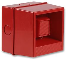 CLIFFORD AND SNELL YA40/D/RN/LC/S Sounder, Industrial, Alternate, Continuous, 100dB, 24VDC, 30mA, IP54, 82mm Ext. Depth