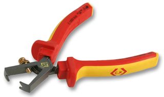 CK TOOLS 431012 Wire Stripper, Redline VDE, with Induction Hardened Cutting Edges, 0.3-5mm Wires
