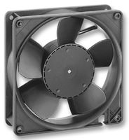 EBM-PAPST 5218NM DC Axial Fan, 48 V, Square, 127 mm, 38 mm, Ball Bearing, 110.1 CFM