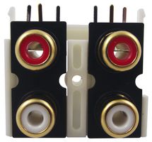 Pro Signal PSG01551 Socket, Phono, 4X, Gold/pcb , Element14