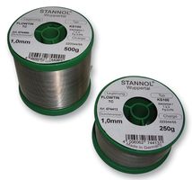 Stannol 574400 Solder Wire, Ks100, 1.0mm, 500G