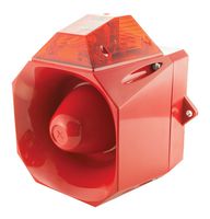 Fulleon AS/M/SB/230/R/RL Sounder/beacon, Midi, Red, 230V