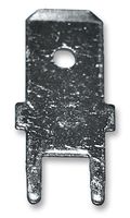 ETTINGER 019.68.063 PCB Terminal, 6.35mm x 0.81mm, 0.25" x 0.032", Brass, 1.3 mm, Tin