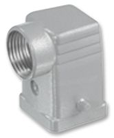 WEIDMULLER 1652480000 Heavy Duty Connector, PG11 Side Entry, 2 Pegs, Hood, Side Entry, Aluminium Body, 1 Lever, 4A