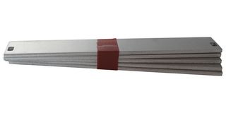 NVENT SCHROFF 20838-108 Panel, 3U, 4HP, Pack 5, Aluminium, Yellow, Subracks and 19" Cases, 128.4 mm, 20.32 mm