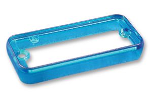HAMMOND 1455UBTBU-10 Bezel, Open, Blue, Extruded Aluminium Enclosure, Metal