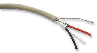 BELDEN 4500FE.00100 Multicore Cable, Security Alarm, Screened, 2 Core, 22 AWG, 0.352 mm², 328 ft, 100 m