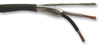 BELDEN 5100FE 008500 Multicore Cable, Security Audio, Screened, 2 Core, 14 AWG, 2.08 mm², 498.69 ft, 152 m