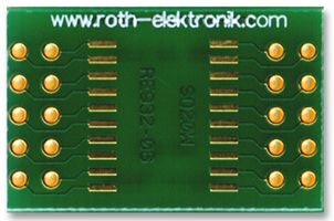 ROTH ELEKTRONIK RE932-06 Adaptor, SMD, Epoxy Glass Composite, 1.5mm, 16mm x 25.5mm