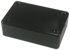 HAMMOND 1591MSBK Plastic Enclosure, Multipurpose, Plastic, 25 mm, 56 mm, 85 mm, IP54