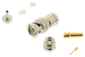 TROMPETER - CINCH CONNECTIVITY PL75-47 RF / Coaxial Connector, M17/176-00002 Cable, Twinax TRB, Straight Plug, Crimp, Brass