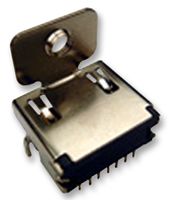 MULTICOMP PRO MC34937 HDMI Connector, 19 Contacts, Jack, PCB Mount, Through Hole Right Angle, Gold Plated Contacts