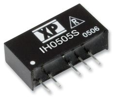 XP POWER IH0512S-H Isolated Through Hole DC/DC Converter, ITE, SIP, 1:1, 2 W, 2 Output, 12 V