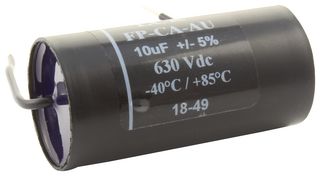 LCR COMPONENTS FP-CA-10-AU Power Film Capacitor, Metallized PP, Axial Leaded, 10 µF, ± 5%, Audio Systems, Through Hole