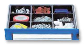 BOTT 13020384 Drawer Insert, Vacuum Formed, 9 Compartments, 100mm