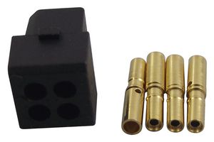 HARWIN M80-8880405 Rectangular Connector, Datamate L-Tek M80, 4 Contacts, Receptacle, 2 mm, Crimp, 2 Row