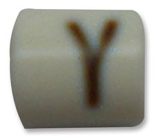 TE CONNECTIVITY - RAYCHEM 05811934 Wire Marker, Z Type, Push On Pre Printed, Y, Black, White, 3.2 mm