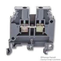 TE CONNECTIVITY - ENTRELEC 011511607 DIN Rail Mount Terminal Block, 2 Ways, 22 AWG, 10 AWG, 4 mm², Screw, 30 A