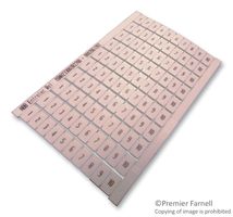ENTRELEC - TE CONNECTIVITY 023300227 Terminal Block Marker, Marking Strip / Card, Terminal Blocks, 1 - 10, 6 mm