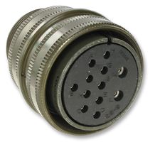 AMPHENOL INDUSTRIAL MS3106A20-29S Circular Connector, MIL-DTL-5015 Series, MS3106 Series, Straight Plug, 17 Contacts, Solder Socket